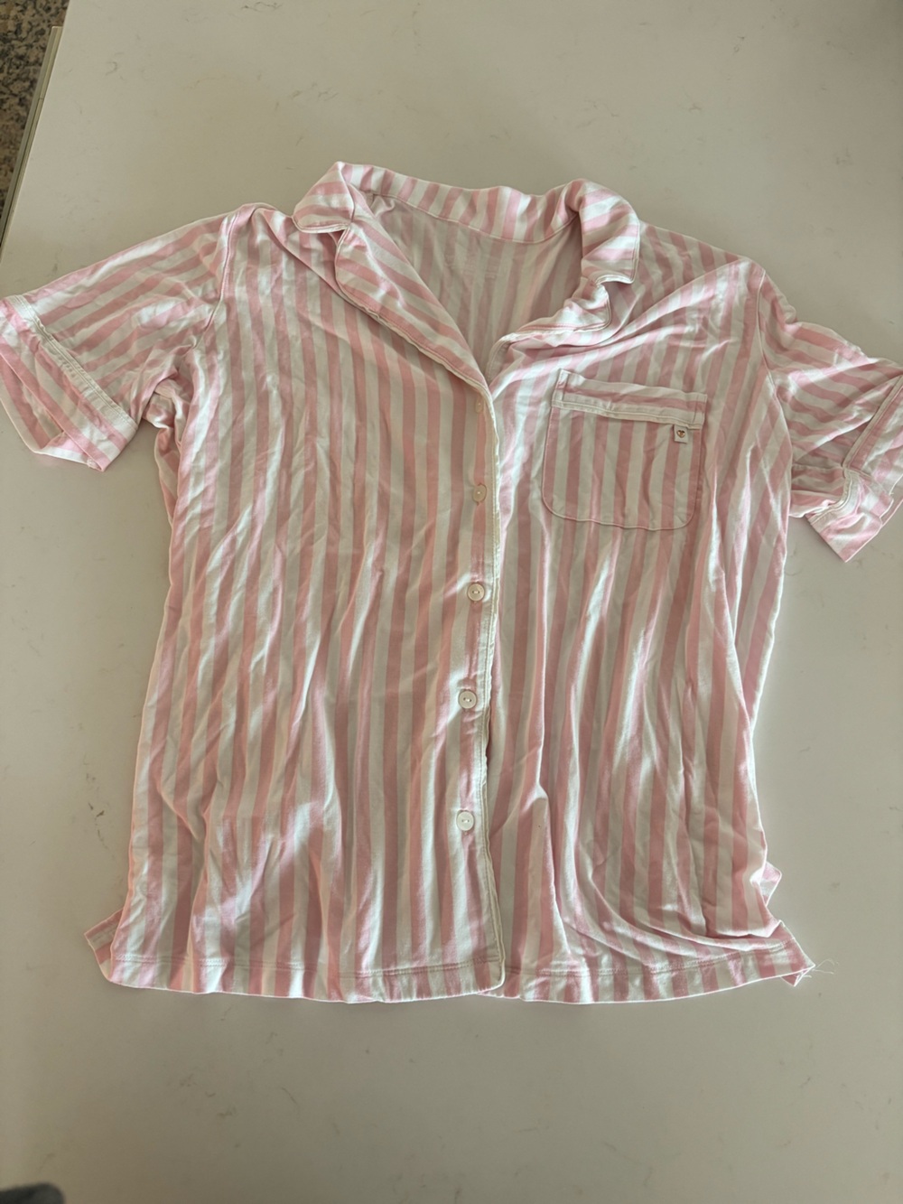 Victoria's Secret Pink & White Striped Top
